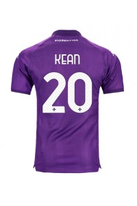 Fiorentina Moise Kean #20 Fotballdrakt Hjemme Klær 2024-25 Korte ermer